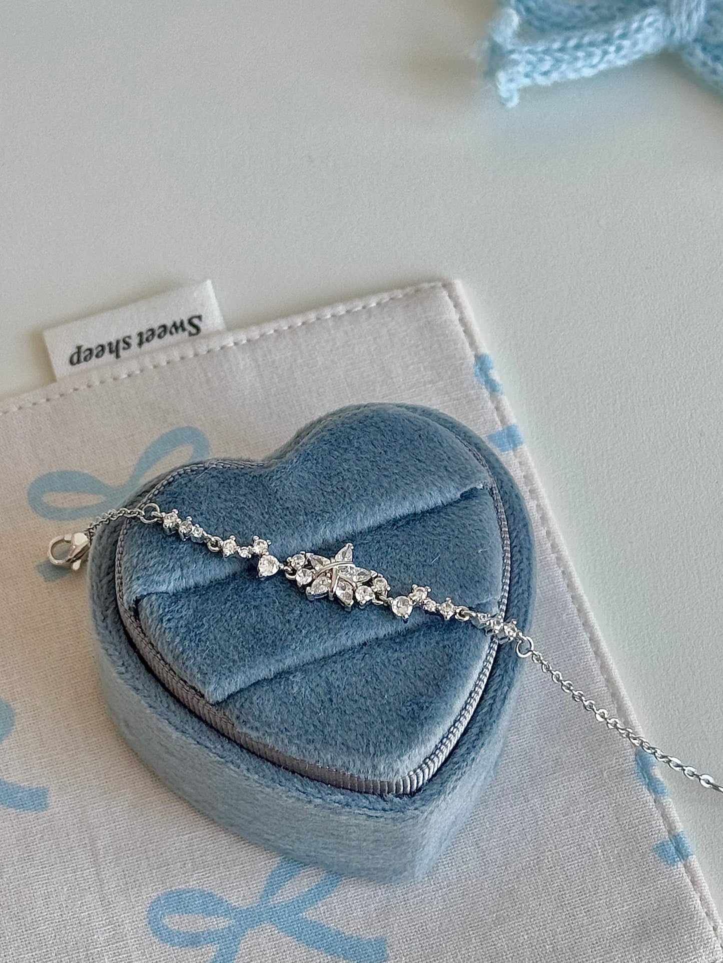 LolaWhite "Galaxy Fragments" Pavé Star Bracelet