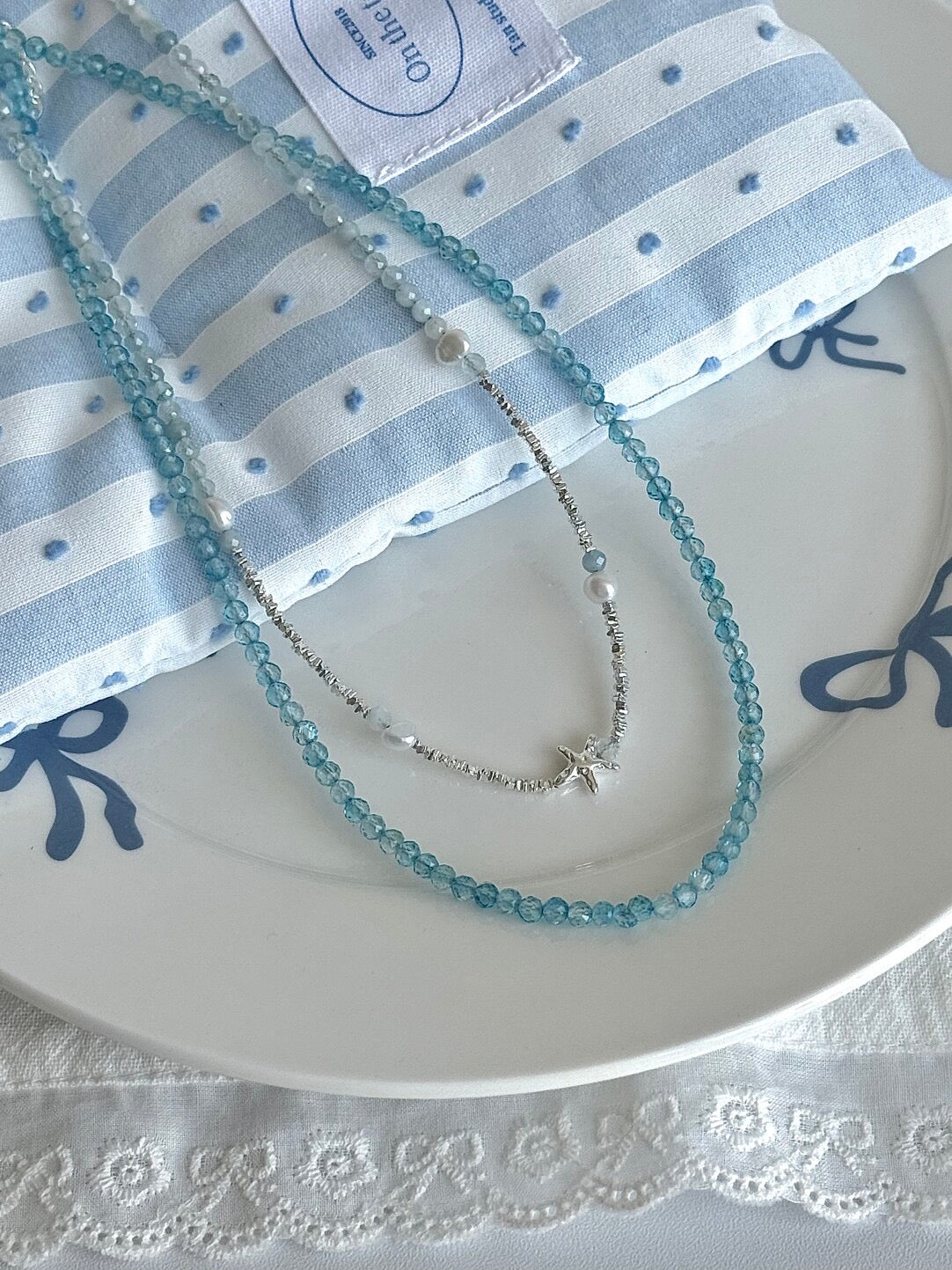 LolaWhite "Ocean Symphony" S925 Sterling Silver Jewelry Collection - Coastal Elegance Series