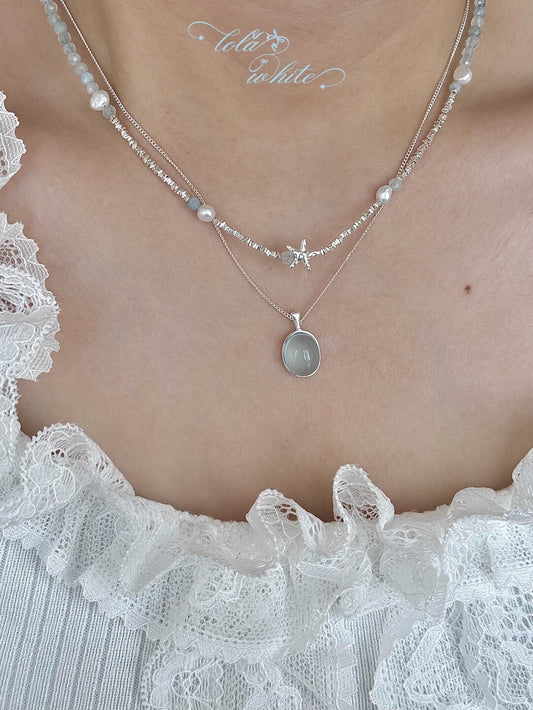 LolaWhite "Ocean Symphony" S925 Sterling Silver Jewelry Collection - Coastal Elegance Series