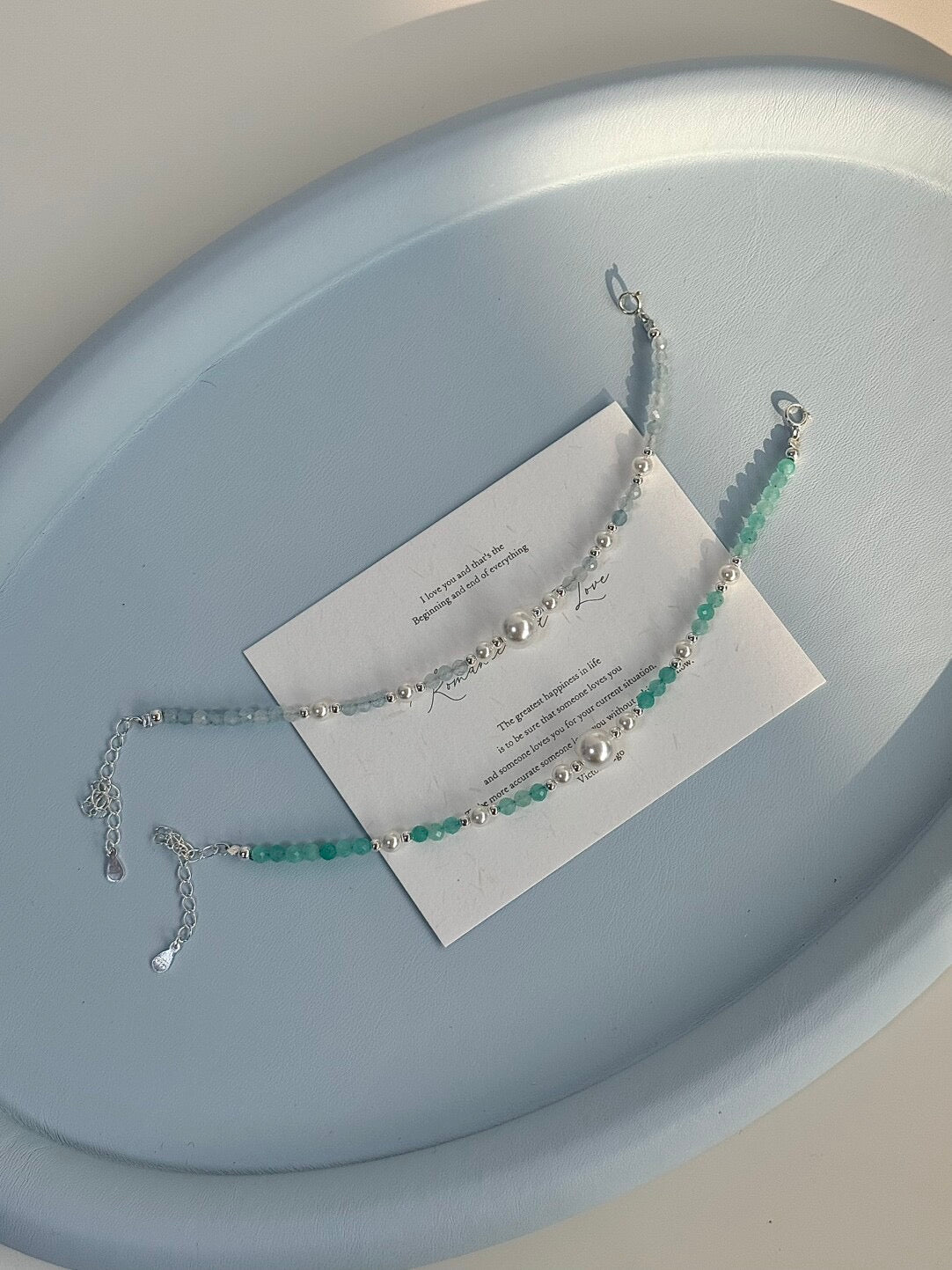 LolaWhite "Morning Dew Ballad" S925 Sterling Silver Pearl Bracelet - Unique Design, Minimalist & Elegant