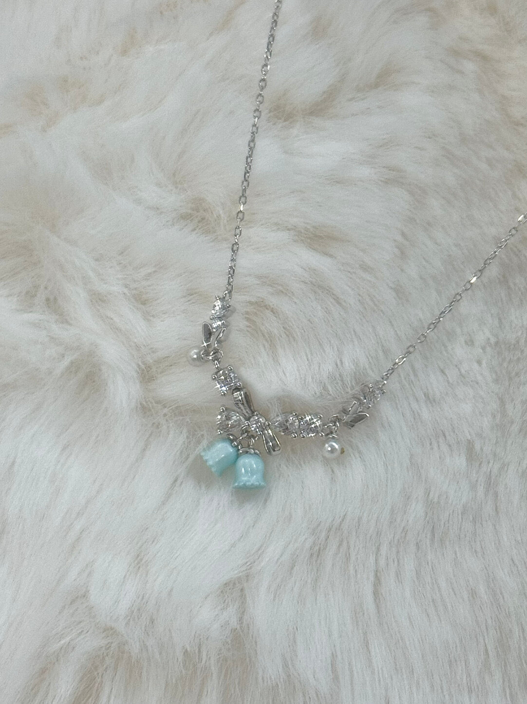 DearLola "Midnight Blue Chime" S925 Sterling Silver Butterfly & Bell Jewelry – Whimsical & Festive